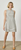 Keyhole Tank Dress in Kelp Stripe