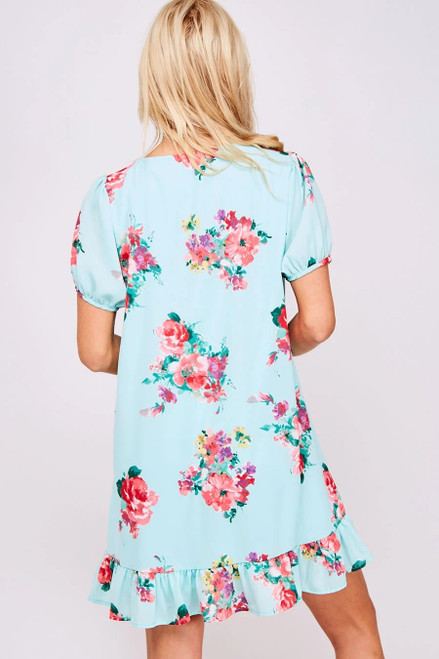 Hadley Blue Floral Dress