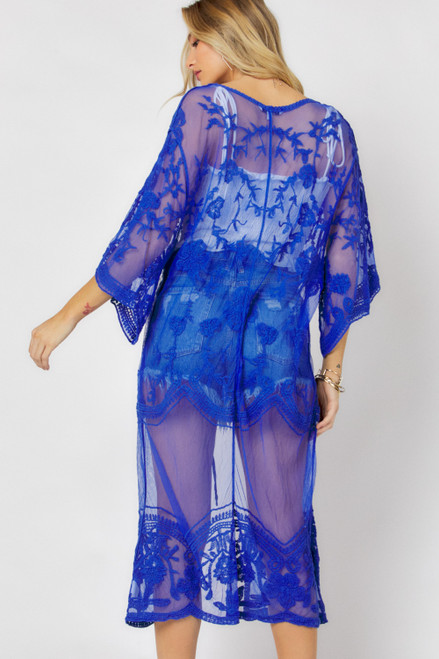 Moonlight Lace Kimono