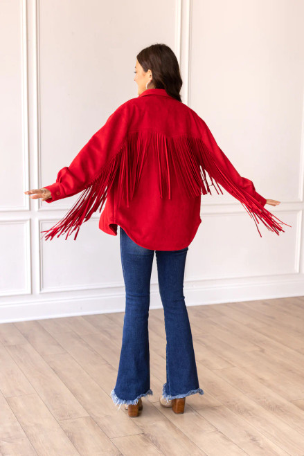 Reba Fringe Jacket