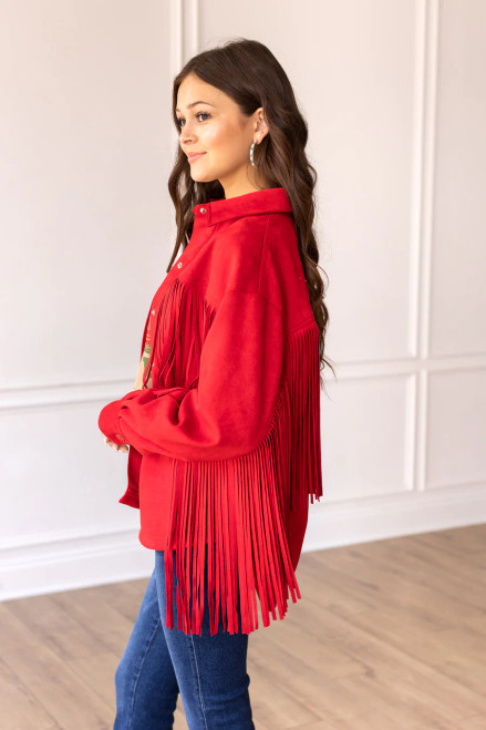 Reba Fringe Jacket