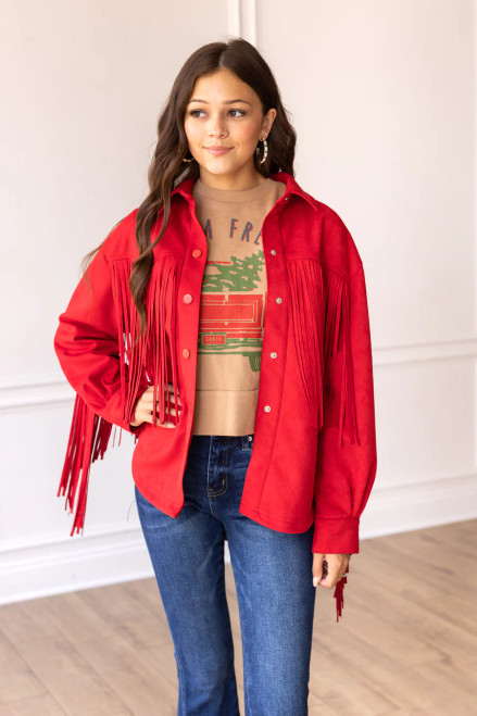 Reba Fringe Jacket