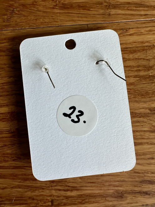 Square Floral Earrings