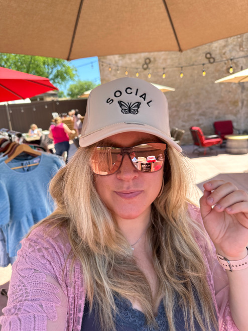 Social Butterfly Trucker Hat