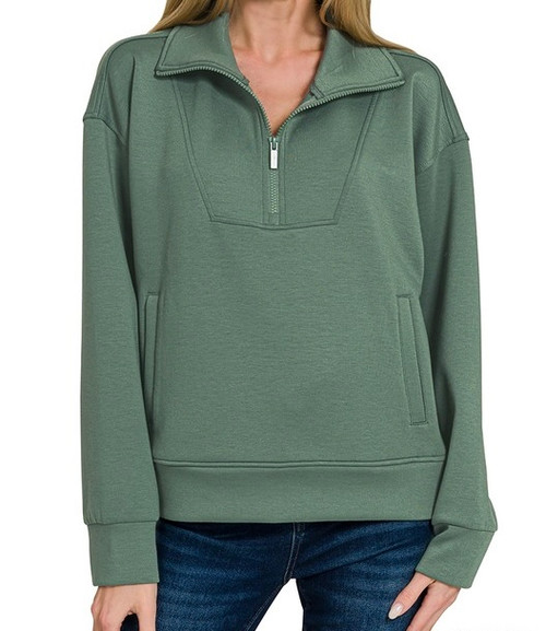 Forest Green Pullover