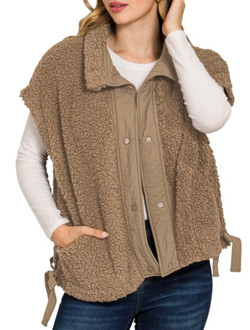 Oversized Faux Fur Vest