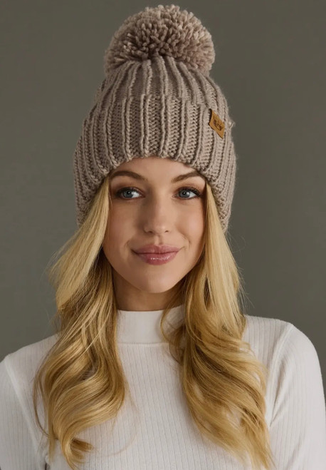 Taupe Winter Hat