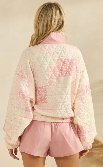 Peony Patchwork Pullover