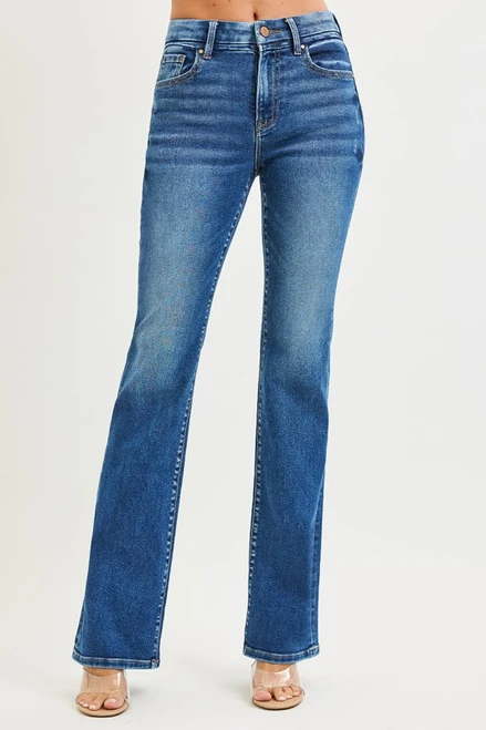 High-Rise Bootcut Jeans