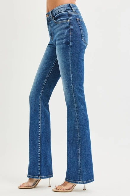 High-Rise Bootcut Jeans