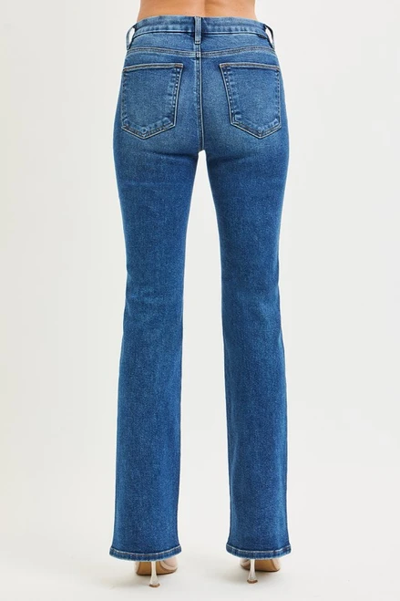High-Rise Bootcut Jeans