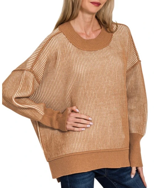 Tan Textured Sweater