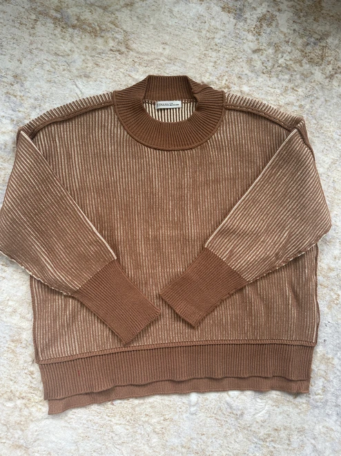 Tan Textured Sweater