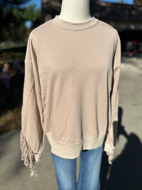 Misty Fringe Sweatshirt