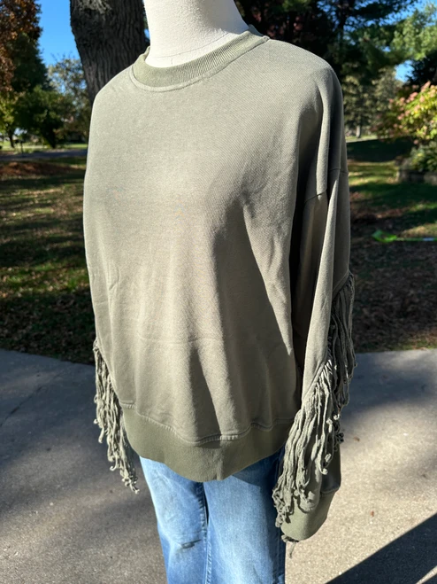 Misty Fringe Sweatshirt