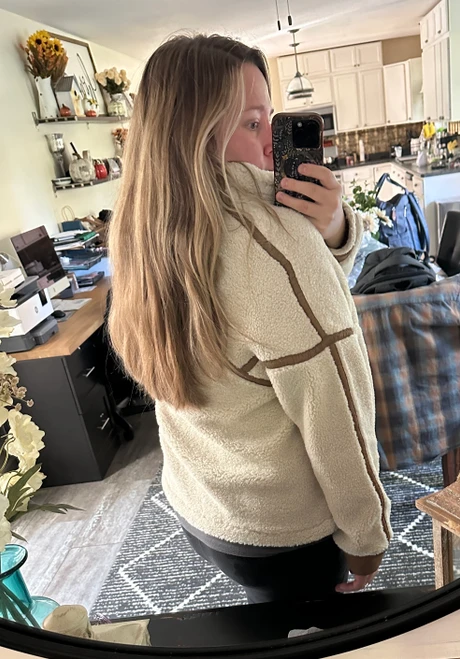 Cozy Escape Sherpa Pullover