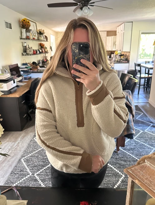 Cozy Escape Sherpa Pullover