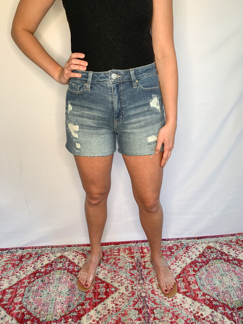 All Occasions High-Rise Jean Shorts - Medium