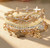 Cross Beaded Bracelet Set