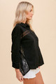 Betty Lace Back Button Down