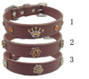 Rhinestones Design Collar-Coffee