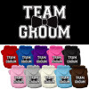 Team Groom Screen Print Pet Hoodies