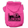 London Skyline Screen Print Pet Hoodies