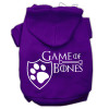 Game Of Bones Screenprint Dog Hoodie