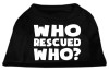 Who Rescued Who Screen Print Shirt 