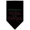 Tinsel In A Tangle Rhinestone Bandana