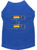 Love Is Love Screen Print Dog Shirt 
