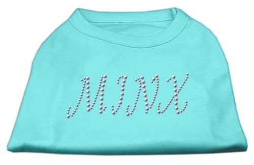 Minx Rhinestone Shirts Aqua L (14)