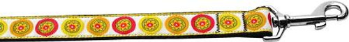 Autumn Daisies 1 Inch Wide 6ft Long Leash