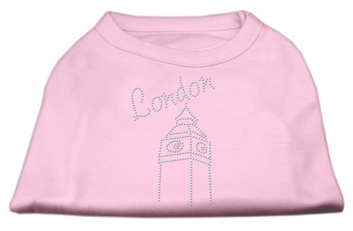 London Rhinestone Shirts Light Pink Xl (16)