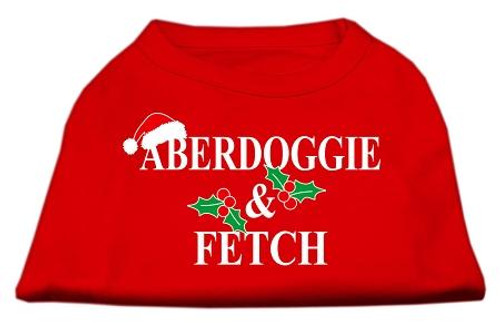 Aberdoggie Christmas Screen Print Shirt Red Xxxl(20)