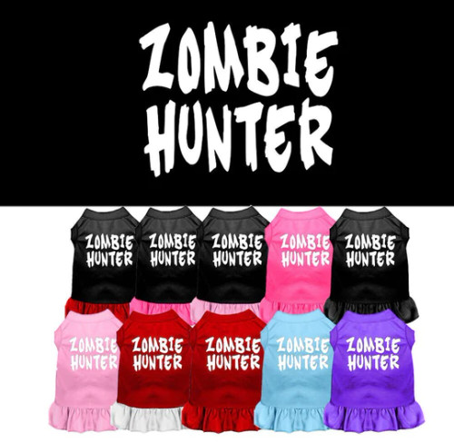 Zombie Hunter Screen Print Dress 