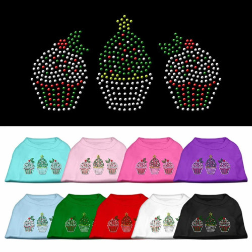 Christmas Cupcakes Rhinestone Shirt 