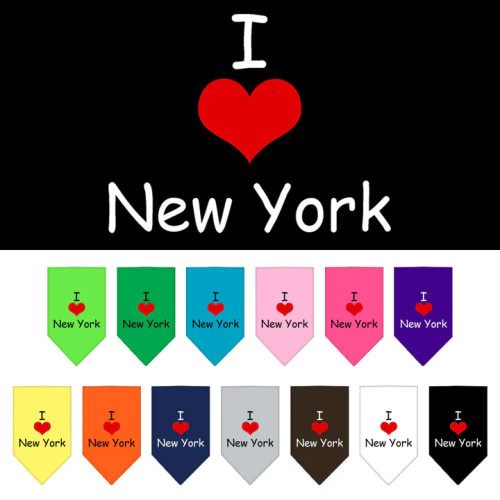 I Heart New York  Screen Print Bandana 