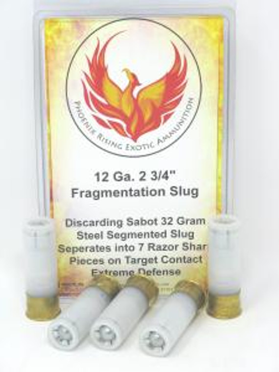 12 GAUGE 2 3/4" STEEL FRAGMENTATION SLUG