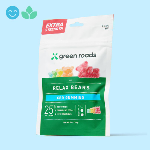 Extra Strength CBD Relax Bears - (10ct) 250mg