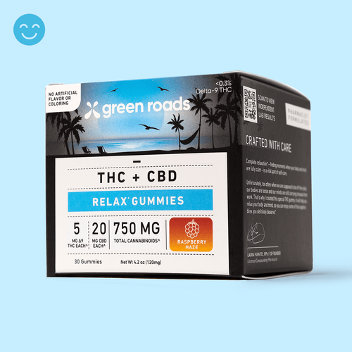 Raspberry Haze THC Relax Gummies - (30ct) 750mg