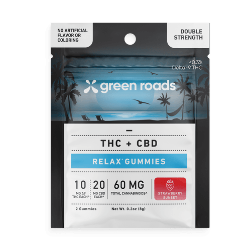 Strawberry Sunset THC Relax Gummies - (2ct) 60mg