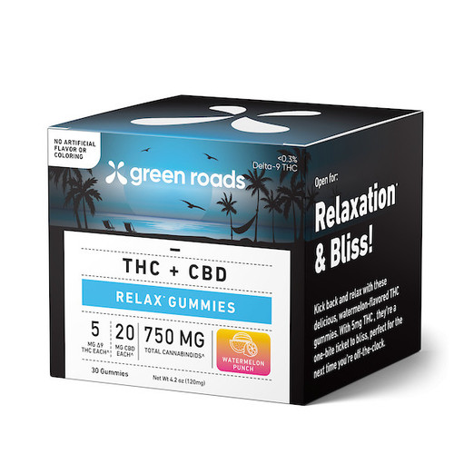  Kiwi THC Relax Gummies - (30ct) 750mg - TEST 