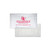 Custom 4.5" x 8" clear gel cold pack with cloth backing - custom branded - reusable promotional cold therapy pack made in USA