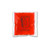 Custom 4.5" x 4.5" red gel cold pack with custom branding - reusable promotional cold therapy pack made in USA