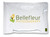 Custom 4.5" x 6" clear gel cold pack with custom branding - reusable promotional cold therapy pack made in USA