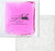 Custom 4.5" x 4.5" pink gel cold pack with cloth backing - custom branded - reusable promotional cold therapy pack made in USA