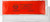 Custom 4.5" x 12" red gel cold pack with cloth backing - custom branded - reusable promotional cold therapy pack made in USA