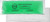 Custom 4.5" x 12" green gel cold pack with cloth backing - custom branded - reusable promotional cold therapy pack made in USA