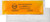 Custom 4.5" x 12" orange gel cold pack with cloth backing - custom branded - reusable promotional cold therapy pack made in USA